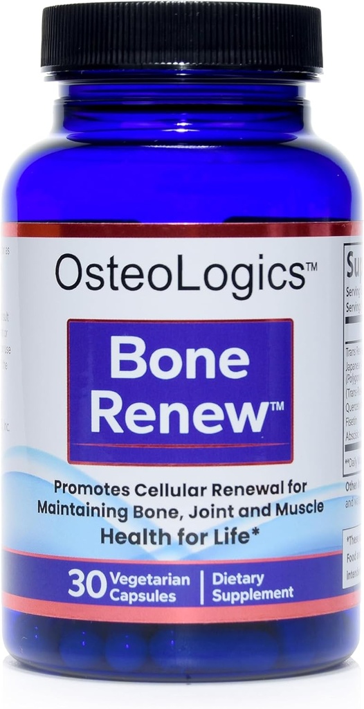 Bone Renew - Todos los Suplementos de Fisetina Natural para Anti-Aging & Healthy Bones, Suplementos Senolíticos para Hombres de Mujeres, Activador Senolítico para Regeneración de Huesos & Vida Saludable