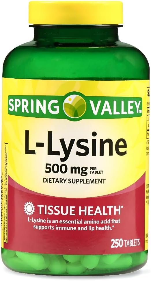 Valle de primavera: Suplemento dietético L-Lysine, 250 ct