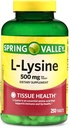 Valle de primavera: Suplemento dietético L-Lysine, 250 ct