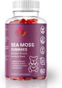 Moss de Mar Orgánico Gummies con Root de Burdock de la vejiga – Suplemento vegano para el bienestar general – 60 Conde