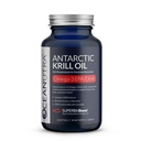 100% Aceite de Krill puro 1000mg, Omega 3, Concentración más alta 56% fosfolípidos, Choline " Astaxanthin, SuperbaBoost Antártico Sostenible, DHA, EPA, Corazón, Cerebro, Ojo " Cuidado de la piel, No Aceite de pescado