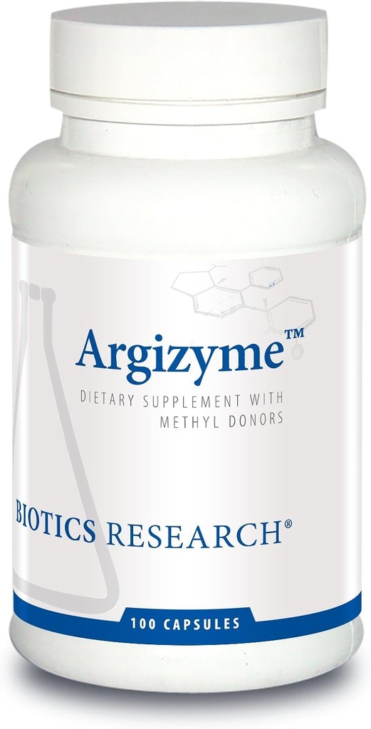 Biotics Research Argizyme Nutritional Support for Healthy Kidneys, Amino Acids, Glandular Support, Urinary Tract Health, Beet Powder, Methyl Donor. 100 cápsulas