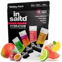 INSALTDTM Sugar Free Electrolytes Powder Packets with No Stevia Aftertaste ← High-Potency Hydration Packets Bebidas de electrolitos ¦ Intermittent Fasting Drink Mix ← 12 Pack (Variety Pack)