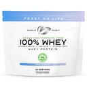 Muscle Feast 100% Grass Fed Whey Protein Powder, All Natural Hormone Free Paure Raised Whey Protein Powder for Women ' Men- Whey Concentrate, Isolate & Hydrolyzed Protein Powder Blend- Unflavored, 2lb