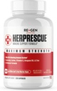 Re+Gen Nutrition HERPRESCUE Outbreak Support Supplement, Cold Sore Care for Adults, Natural Capsules w/Zinc, Vitamina C, & L lysine Amino Acid for Immune Health, 120 Capsules