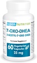 Supersmart 7-OXO DHEA 25mg - Advanced DHEA Metabolite Suplemento Silencioso No GMO " Libre - 60 cápsulas vegetarianas
