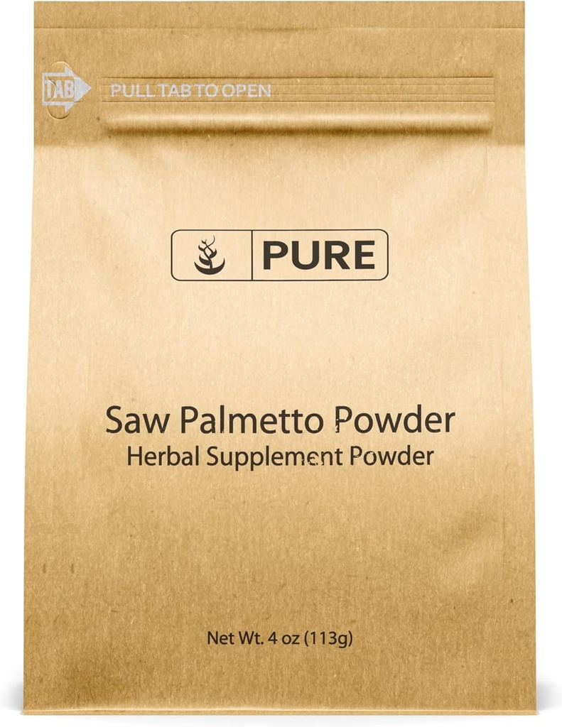 Ingredientes originales puros Saw Palmetto (4 oz) Premium Berry Extract Powder