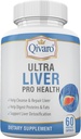 Ultra Liver Pro Health - Suplemento de apoyo a la salud del hígado con semillas de cardo de leche, extracto de Artichoke " Dandelion Extracto de hoja - Antioxidante " Soporte de detox - 60 cápsulas vegetales