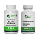 Constructor de bioma saludable Gut Tributyrin-X, 90 Softgels y Magnesium-HP, 60 cápsulas