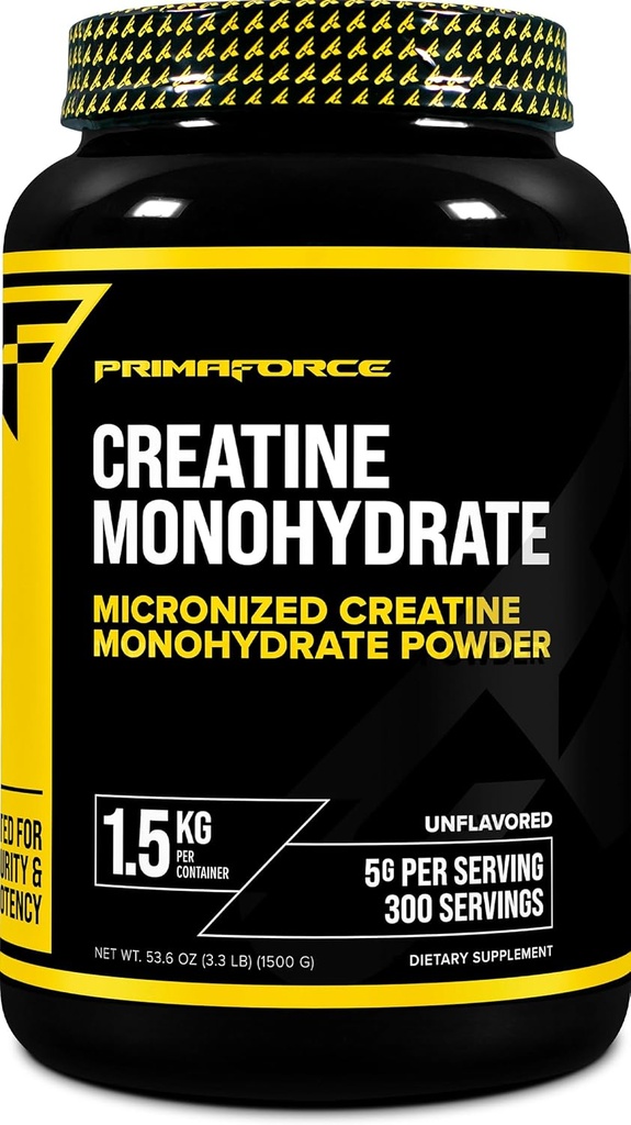 [BRSRMHQ5PMJROH3X] Suplemento de Monohidrato de Creatina Primaforce – 1,5 KG - Polvo micronizado