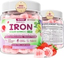 NEVISS Gummies de suplemento de hierro vegano