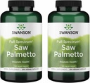 Swanson Saw Palmetto - Suplemento Herbal Promoción de la Salud de la Prostata Hombre - Suplemento Natural del Pelo & Apoyo a la Salud orina (540 mg 250 cápsulas) (2 Pack)