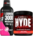 PROSUPPS L-Carnitine 3000 Stimulant Free Liquid Shots (Dragon Fruit) y Mr. Hyde Signature Series Pre-Workout Energy Powdered Drink (Fruit Punch) Bundle