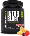 NutraBio Intra Blast Bcaa Powder Amino Amino Acid Suplemento, Electrolyte & Hydration Blend, Intra, Pre Workout & Muscle Recovery, 20g Eaa Amino Acids Powder, 5g Glutamine- Tropical Fruit Punch, 30 Serving