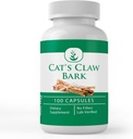 Ingredientes originales puros Barco de garra de gato, (100 capsules) siempre puro, sin aditivos ni artillería, Lab Verified