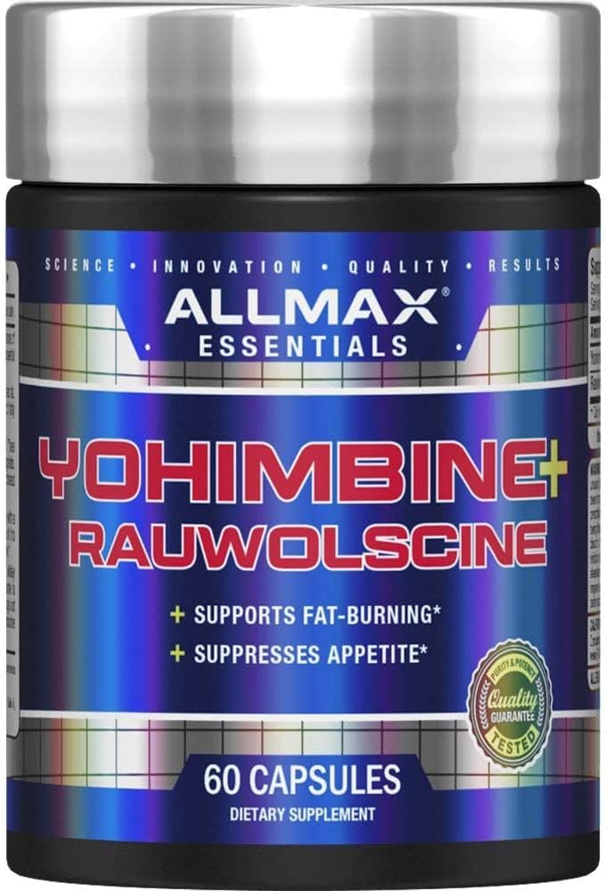 Yohimbine + Rauwolscine, 60 cápsulas, ALLMAX