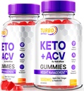 NutraRize (2 Pack) Turbo Ripped Keto ACV Gummies, Official TurboRipped Keto Gummies, Apple Cider Vinegar Supplement, All Natural Keto+ACV, Premium Keto Plus ACV Gummy, Gomitas Reviews (120 Gummies)