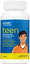 Millas GNC Adolescentes multivitamínicos para niños 12-17, apoya la producción energética y la función muscular, 120 cápsulas