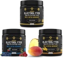 HRDWRK - 100 Servings Keto Electrolytes Powder Hydration Sugar Free - Electrolyte Powder to Boost Endurance & Reducir Fatiga con Electrolytes Suplemento Conjunto de 3