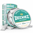 Deckiez Energy Pouches, 5 Cans (100 Pouches), suplemento de cafeína gratis de azúcar, café Pouches " Energy Drink Alternative, 50mg Caffeine Pouches, Wintergreen Flavor