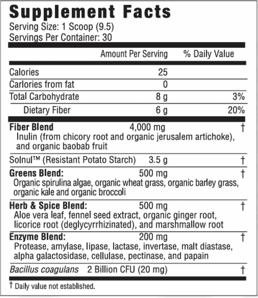 Polvo de Superalimentos Verdes con Probióticos y Prebióticos – Super Verdes Polvo, Smoothie & Juice Mix Polvo - Salud Digestiva, Salud Inmune y Regularidad Apoyo – Mango, Piña