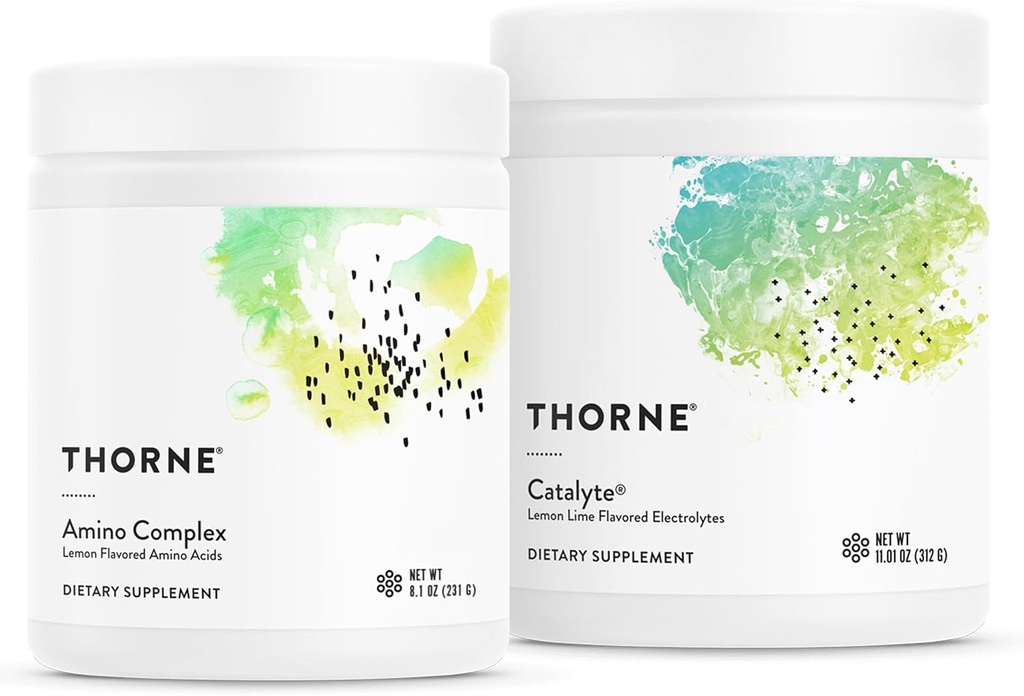 THORNE - Performance Essentials Bundle - Amino Complex Lemon & Catalyte Lemon Lime - 30 Serviciones