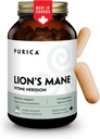 PURICA - Setas micronizadas Mane de León, 120 cápsulas Vegan Suministro de 60 días - promueve la salud cognitiva - no GMO y libre de gluten - Focus and Memory Support - Brain Health y mejora la digestión