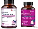 NATURE TARGET Probióticos para Mujeres Salud Digestiva + Probióticos para Mujeres Salud Urinaria