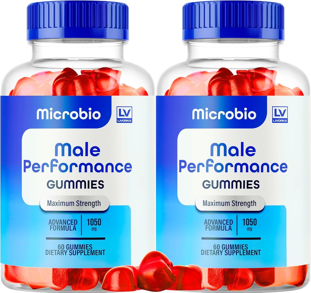 (2 Pack) Microbio ME Gummies, Microbio ME Gummies para Hombres, Microbio ME Gummy, Microbio ME Gummies, Microbio ME Gummies - All Natural Support Suplemento Gummies, 120 Gummies para 2 meses.
