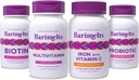 BariMelts Full Post-Bariatric Agrupo de cirugía - Multivitamina, Hierro con vitamina C, biotina y probióticos