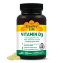 Vida País Vitamina D3 5000 UI para Salud Inmune y Hueso, Absorción de Calcio y Salud Colon - Fuente Sostenible de Lanolin, Disponible en Diversas Fuerza