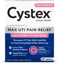 Cystex Maximum-Strength UTI Tablas de alivio del dolor - 99,5 mg Phenazopyridine HCl para el alivio rápido de incomodidad de la vejiga - 24-Count