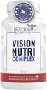 Complejo de Visión Nutri - Vitaminas Oculares con Lutein, Bilberry - Salud Ojo y Visión para Mujeres - 60 cápsulas