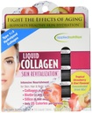 Nutrición aplicada Revitalización de la piel del colágeno líquido - 10 Tubos líquidos - Collagen, Biotin & Silica - Fresa tropical " Kiwi Flavor " - 10 servicios