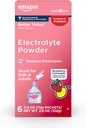 Amazon Basic Care Electrolyte Powder Packets, Strawberry Lemonade, 6 Conde (Pack of 1)