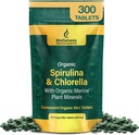 Biogenesis Organic Spirulina, Chlorella & Marine Plant Minerals – 300 Conde (200 mg) Silencio Australiano Grown Algae Superfood ← Soporta Energía & Inmunidad