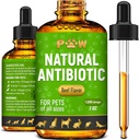 Antibióticos para perros tóxico antibióticos para gatos tóxico Suplemento herbal para la digestión, respiración, orinar para infecciones, tos, alergias ¦ Beef Flavor & Cranberry  durable para todas las mascotas pechos  2 Oz