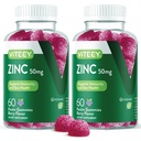 VITEEY Zinc Gummies for Men and Women - Zinc Supplements 50mg - Immune Boost &amp; Skin Health - Vegan, Gluten Free - 120 Count