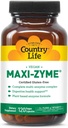 Country Life - Maxi-Zyme, Complejo de Enzima Digestivo - 120 cápsulas vegetarianas