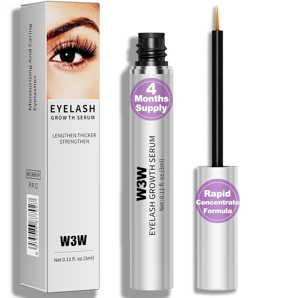 Suero de crecimiento rápido de pestañas para el tronger, Lashes más saludables, Vegan &amp; Cruelty-Free (1 PCS)