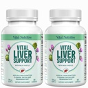 Soporte Vital Liver - Premium Liver Cleanse Detox " Reparar Fórmula con carburante de leche soporta salud y limpieza de desintoxicación