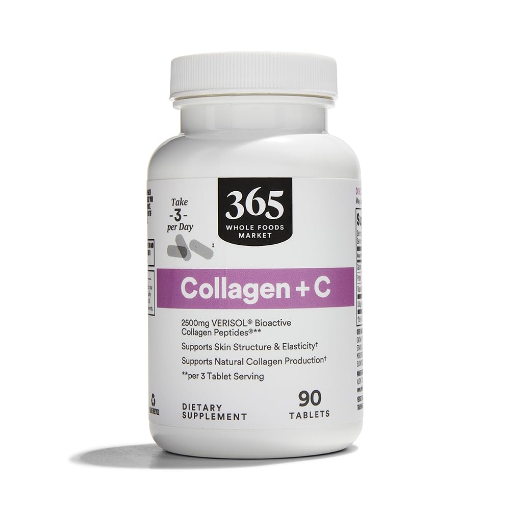 365 por Whole Foods Market, Collagen Verisol 2500Mg, 90 Cuenta