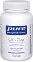 Encapsulaciones puras Cat's Claw Silencioso Suplemento para apoyar articulaciones, sistemas inmunológicos y cardiovasculares, y salud gastrointestinal* ← 90 cápsulas