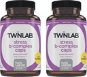 Cápsulas Twinlab B-Complex - Completo B-Complex & 1000 mg Vitamina C - Suplemento de Apoyo Energético con Vitamina B12 y B6-100 cápsulas (Pack of 2)