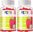Glucosamine Chondroitin Gummies with MSM & Elderberry Extra Strength - Apoyo conjunto, suplemento de apoyo antioxidante para adultos, hombres y mujeres.(2 paquete) Fresa