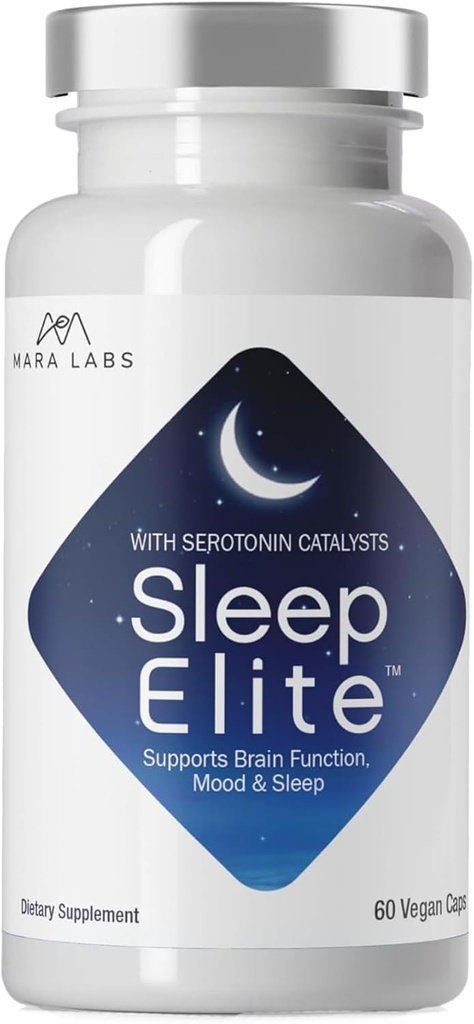 [BRSROEAHBECA4ELU] Mara Labs SleepElite ← Soporta Función del Cerebro, Mood y Dormir TENIDO CON Catalysts Serotonin TENIDO 30 Servimientos