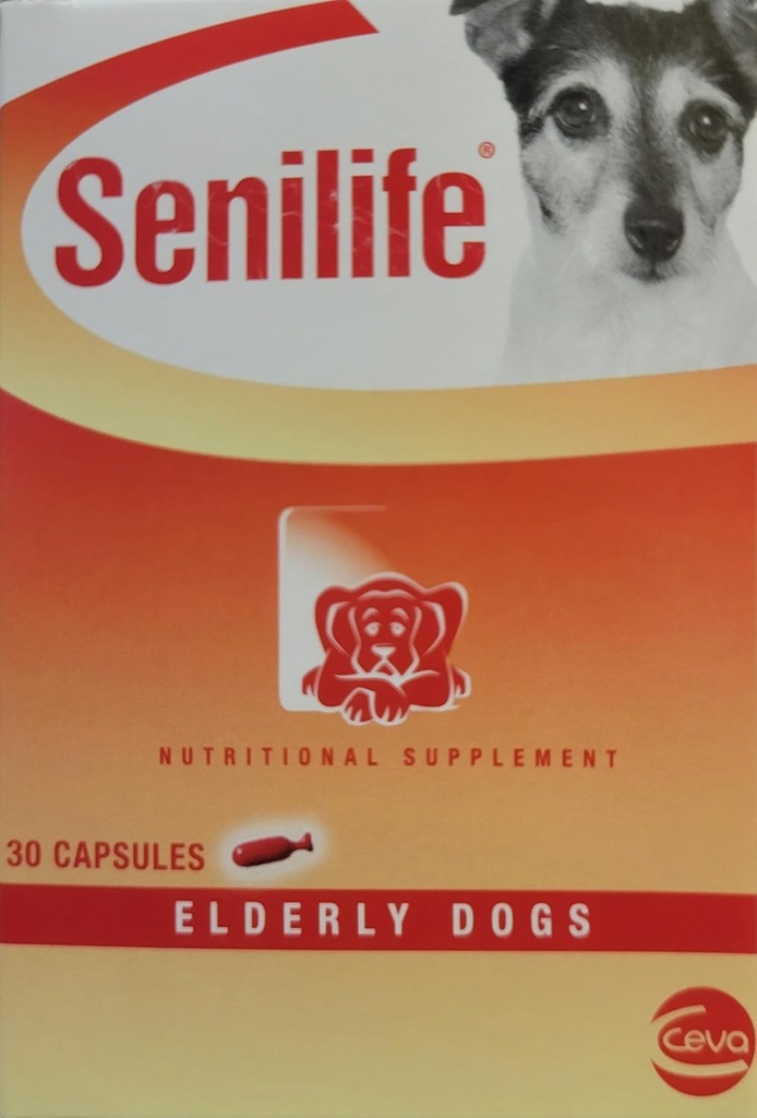 SEGMINISMART CEVA Salud animal D59010B Suplemento nutricional Senilife para perros ancianos- 30 cápsulas/ caja