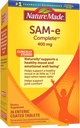 SAM-e Completo 400 mg Tablets, 36 Conteo Tamaño del valor, Admite un Mood saludable & Joint Comfort