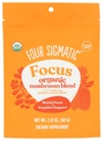 Four Sigmatic Focus Blend 7 Superfoods Adaptogen Blend Mix with Lion's Mane, Cordyceps, Rhodiola, Bacopa & Mucuna | Productivity & Creative Support | Decaf & Dissolves Easily | 30 Servings