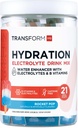 TransformHQ Hydration Drink Mix (21 Single-Serving Packets, Rocket Pop) - Hydration Supplement Blend con vitaminas y electrolitos